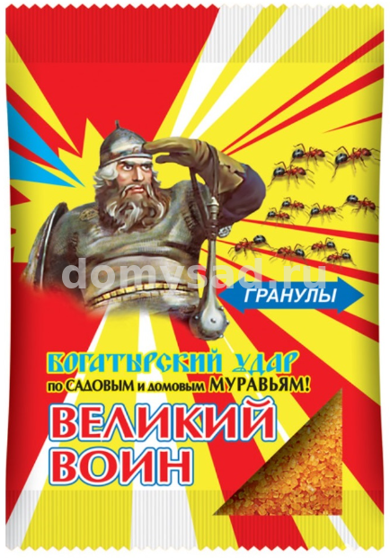 Великий Воин гранулы от МУРАВЬЁВ 50гр. (100) ВХ