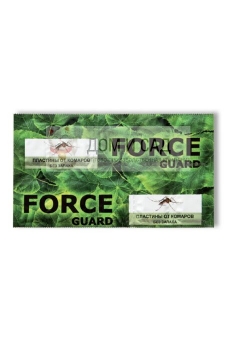 Пластины от комаров FORCE guard зеленые без запаха /200 И0002-0017