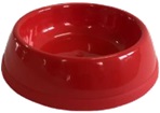 Миска пласт. 0,2л круглая (Красная)
