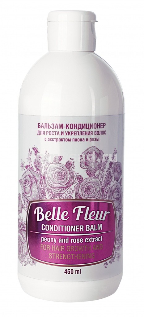 Belle Fleur Бальзам-кондиционер для роста и укрепления волос фл.450мл./12