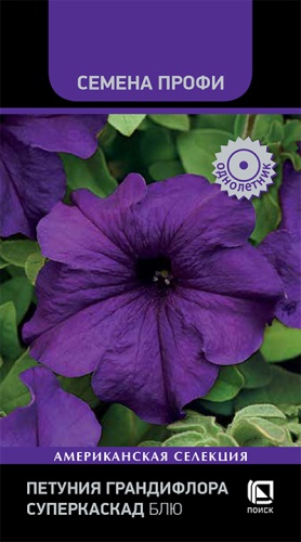 Петуния Суперкаскад Блю, грандифлор. (Поиск) Ц