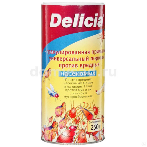 DELICIA порошок против вредных насекомых 250гр./20