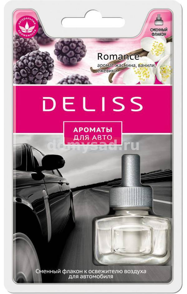 Deliss Auto Romance ароматизатор сменный флакон (12) AUTOH008.02/01