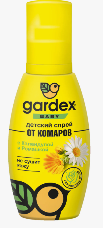 Gardex Baby Спрей от комаров для детей с 2 лет 100 мл (24) 0149