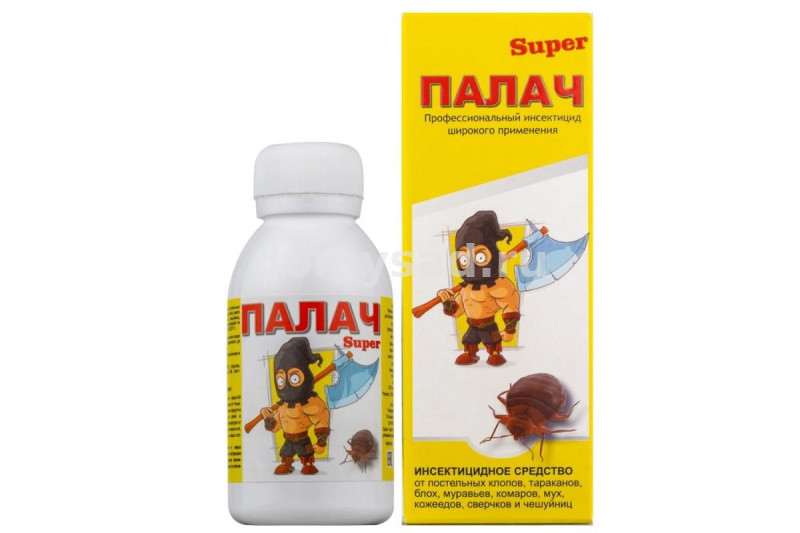 ПАЛАЧ super 100мл./48 от тараканов , муравьев , клопов , блох , клещей и комаров