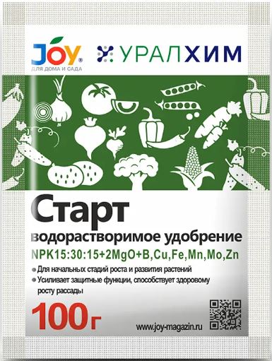 JOY удобрение водорастворимое СТАРТ 100гр. /20 КЧХЗ