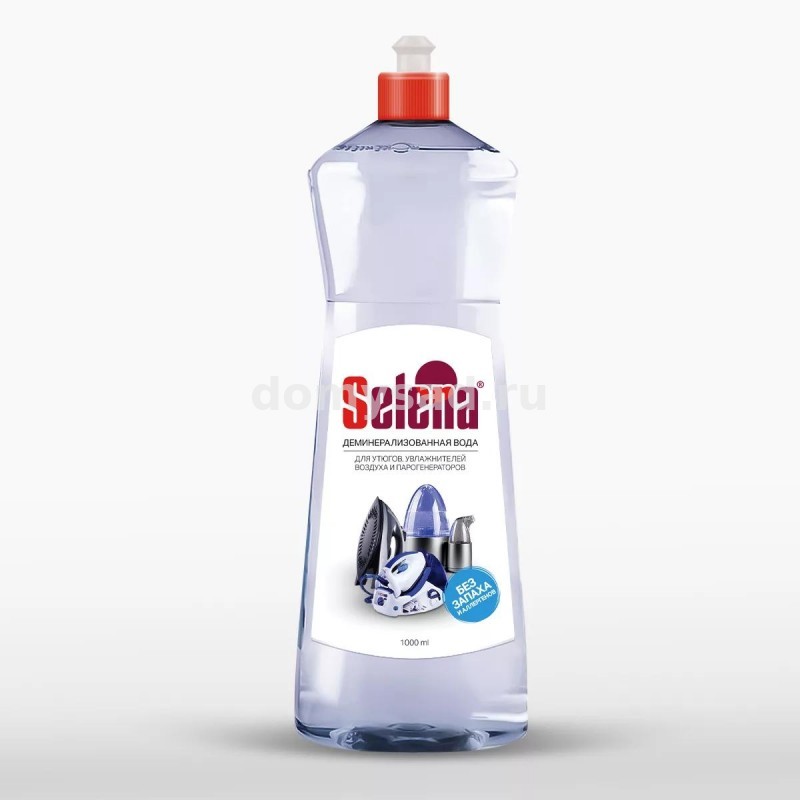 SELENA Вода для утюгов деминерализованная без запаха 1л./12 БХ-56