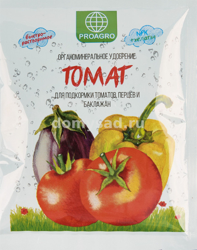 PROAGRO ТОМАТ удобрение 30гр./40