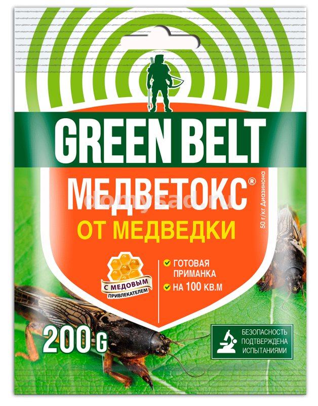 Медветокс (пак.200гр.) (50) ГРИН БЕЛТ 01-206