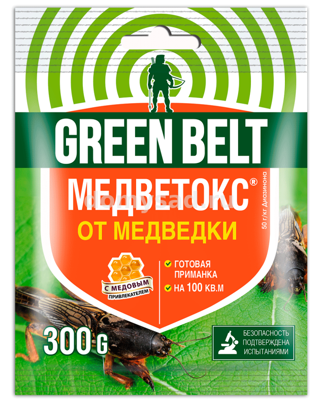 Медветокс (пак.300гр.) /25 ГРИН БЕЛТ 01-444