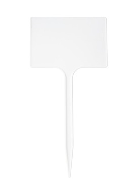 Табличка малая Садовая 15см. Белая 1шт./1000