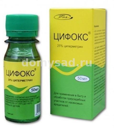 ЦИФОКС-инсекто-акарицидный концентрат 50мл./100