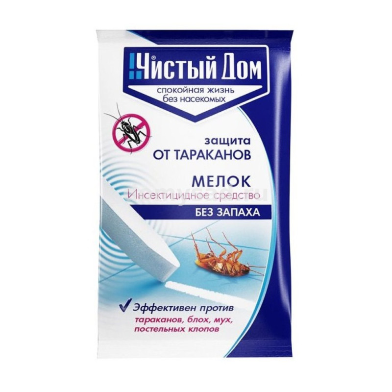 Чистый Дом мелок от тараканов 20гр. 02-440 (250)