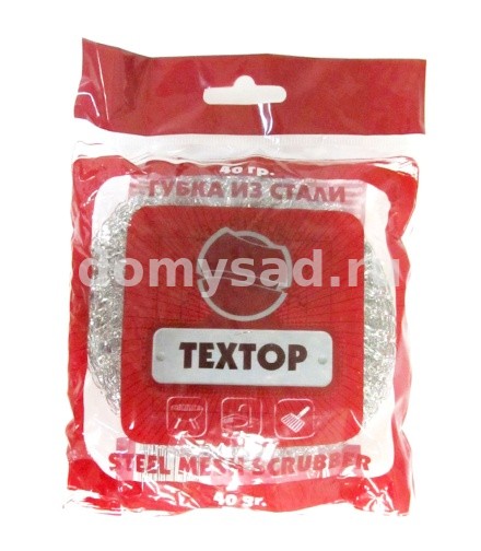 Мочалка из стали для посуды 40гр. TEXTOP (120) Т012-1