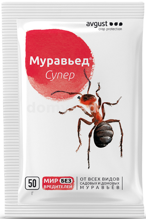 Муравьед Супер пакет 50гр.(150) Август препарат от садовых муравьев