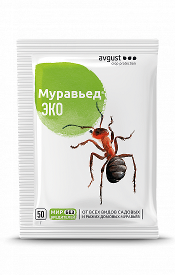 Муравьед ЭКО пакет 50гр.(150) Август препарат от садовых муравьев