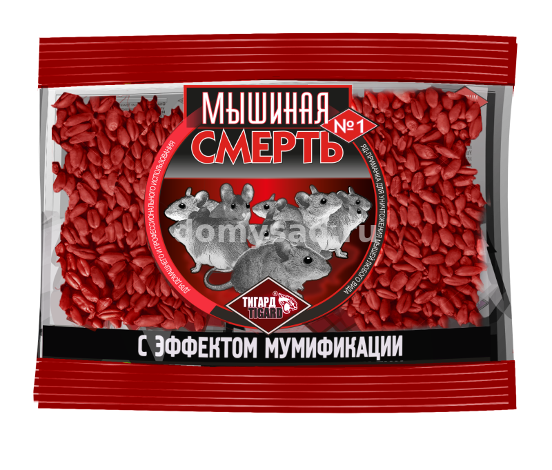 Мышиная Смерть №1 100гр./100 ЗЕРНО Тигард ОБОРОНХИМ