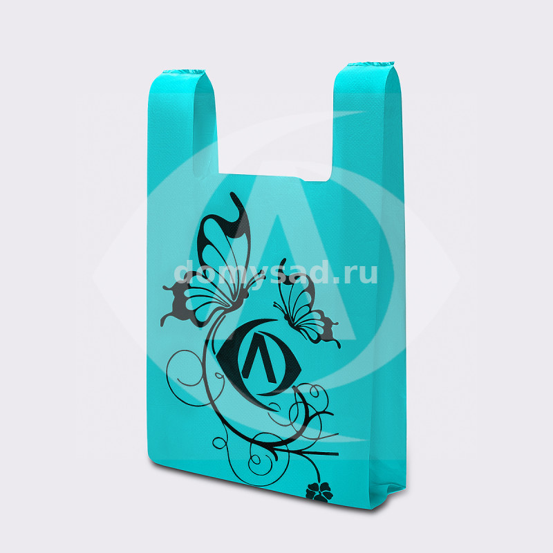 Пакет майка "ЛУЧ" 30*55*18мкм.Бирюзовый 200 /1000