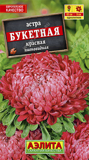 а.Букетная красная 65см.,ПИОНОВИДНАЯ (Аэлита) Ц