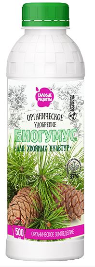 БИОГУМУС для Хвойных культур 0,5л. /20 Садовые Рецепты