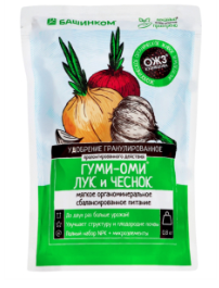 Пробиогранулы Лук и Чеснок Гуми-оми дой-пак 0,8 кг (12 шт)