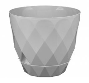 Горшок Laurel D220мм, 4,5л с поддоном (серый) (10)