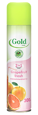 Осв.воздуха GOLD WIND Grapefruit fresh 300мл.ГРЕЙПФРУТ (12) 246206