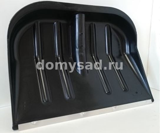 Лопата снеговая №2 морозостойкая с алюминиевой планкой 460*400 D-32 БЕЗ ЧЕРЕНКА /10 Агроласт