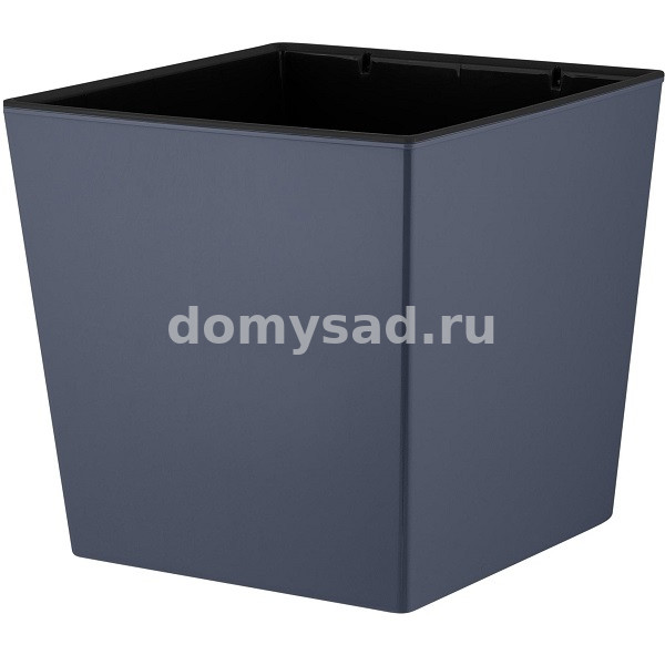 Кашпо Лондон CUBE 250 х 250 мм, 11,6 л вулканический серый (6) IG780110026