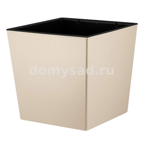 Кашпо Лондон CUBE 177 х 177 мм, 4,2 л калифорнийский миндаль (6) IG780010006