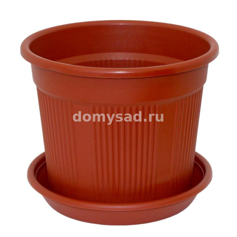 Кашпо №4 5л.коричневый /30