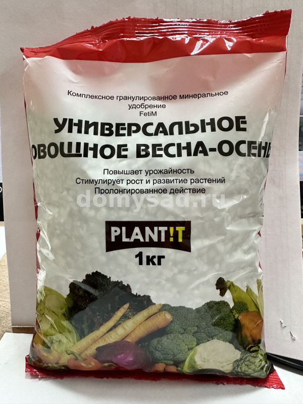 Универсальное Овощное Весна-Осень 1кг./12/576 PLANT!T Комплексное минеральное удобрение