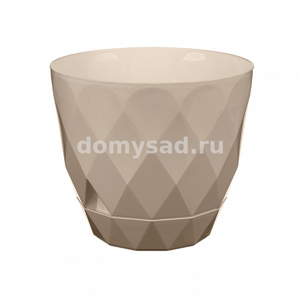 Горшок Laurel D277мм, 9,3л с поддоном (бежевый) (10)