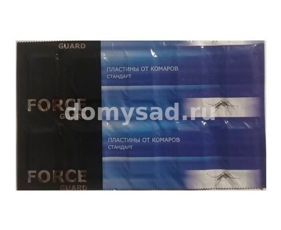 Пластины от комаров FORCE guard синие, стандарт 002-0034/200