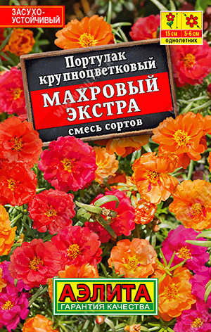 Портулак Махровый Экстра смесь сортов (Аэлита) Лидер
