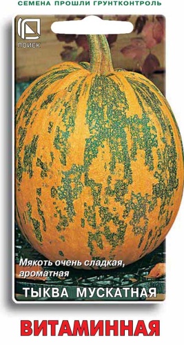 Тыква мускатная Витаминная (Поиск) Ц