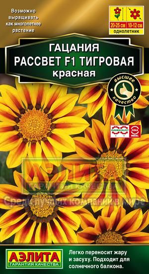 Гацания Рассвет тигровая красная (Аэлита) Ц