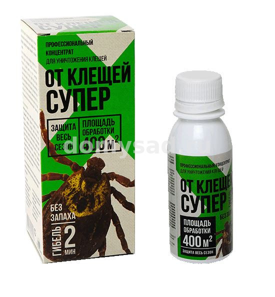 ОТ КЛЕЩЕЙ СУПЕР фл.80мл.в коробке/28 ОКЛС100Ф