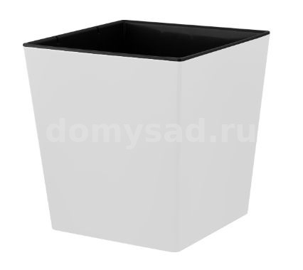 Кашпо Лондон CUBE 301 х 301 мм, 22 л белоснежный жасмин (4) IG780210048