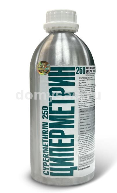 ЦИПЕРМЕТРИН 250 КЭ (циперметрин 25%) фл.1л. /10 ЦРМ250-1ал