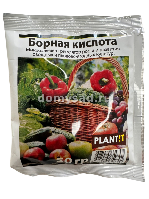Борная кислота 50гр./50 PLANT!T микроудобрение