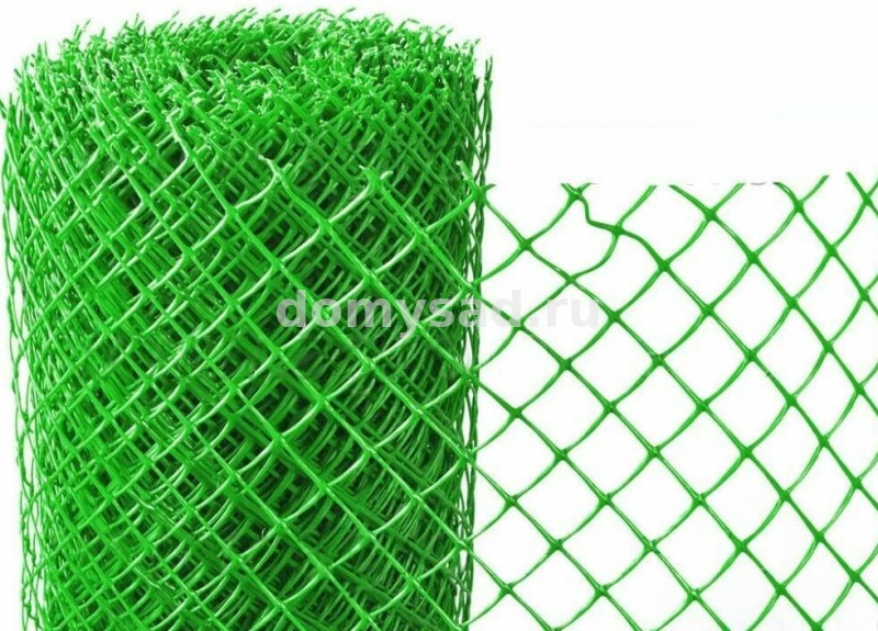 Садовая решетка 1м.х20м, ячейка 25*25мм, зеленая