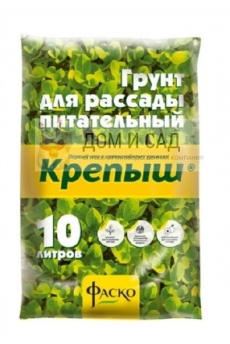 Грунт ФАСКО КРЕПЫШ Рассадный 10л. (Фаско) (5) (175 шт в поддоне)