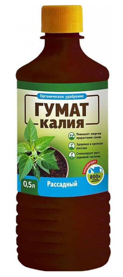 Гумат Калия для Рассады 0,5л./12 БиоМастер