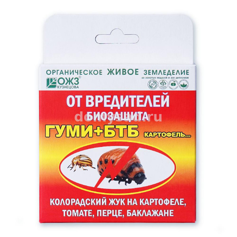 Гуми+ БТБ КАРТОФЕЛЬ от колорадского жука двукомпонентный 6гр.+30гр./12 ОЖЗ Кузнецова