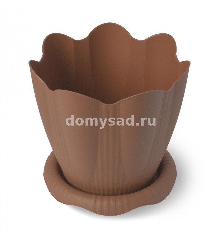 С191т Горшок Эдельвейс с подоном 1,5л Д16см./20