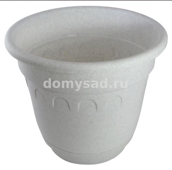 С91м Горшок Колывань-мрамор с подст 11см/45