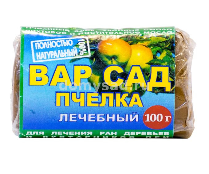 Садовый вар 100гр. Пчелка 100% натуральный/30 БашИнком