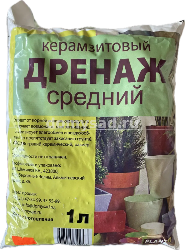 ДРЕНАЖ СРЕДНИЙ 1Л./20/800 фракция 10-20 PLANT!T АгроРитейлГрупп