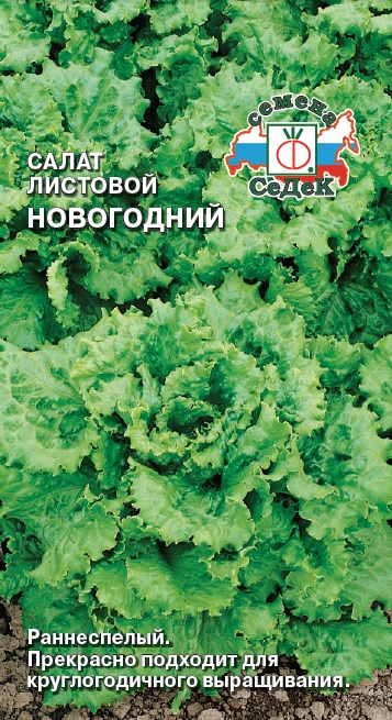 Салат Новогодний ЛИСТОВОЙ,ЗЕЛЕНЫЙ (Седек) Ц